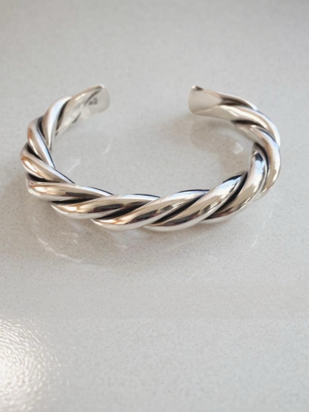 Silpada Sterling Silver Twisted Open Cuff Bracelet B0014 - Picture 7 of 10